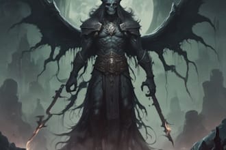 create a dark, horror, underground art illustration