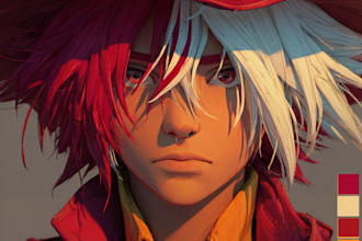 create a anime character