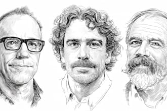 draw a hedcut wsj portrait style from photo