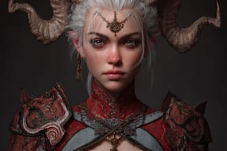 do fanatsy  character art for you