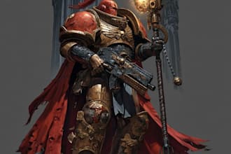 making a warhammer 40k character