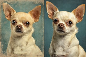 make a custom disney inspired pet portrait from photo