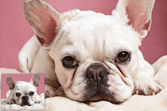 design a disney style pet portrait for gift