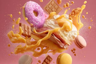 design food flyer poster and banner