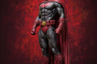 superhero character for comics