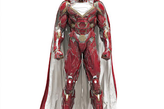 draw superhero in realistic comic style