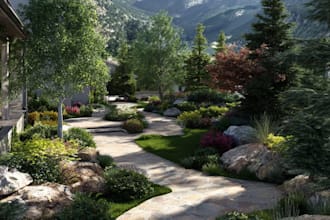 design and render your landscape design