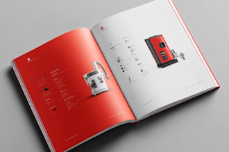 design product catalog, brochure, or lookbook
