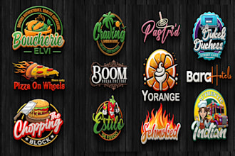 design or redesign premium coffee shop, wine, beer and food logo