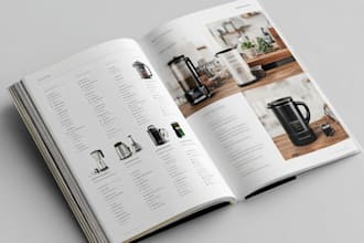 design stunning product catalog, product brochure