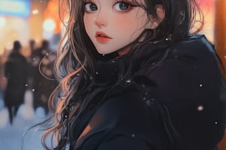 create character models for vtuber, anime rigging