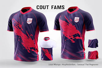 design custom jersey or teamwear design sublimation