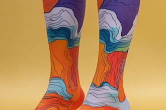 design unique socks design and custom socks