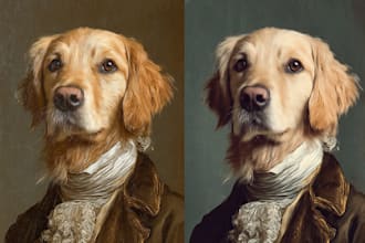 draw your pet as a disney style portrait