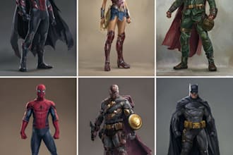 draw graphic novel and comic book illustration