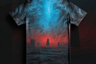 design a unique and creative custom t shirt design