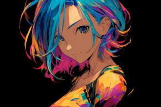 draw a anime character
