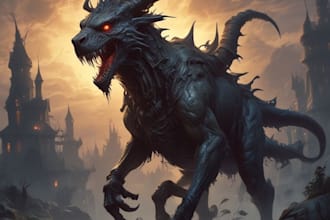 fantasy horror and fantasy horror character