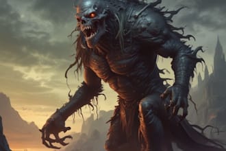 fantasy horror and fantasy horror character