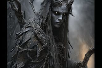 fantasy horror and fantasy horror character
