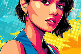 draw your photo to an amazing vector pop art wpap