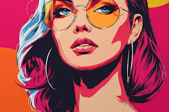 create a unique street pop art collage