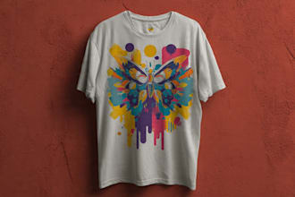 design a creative graphic t shirt design