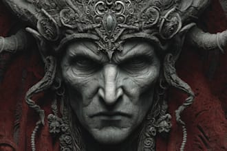 draw a famous fantasy horror character design