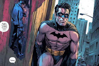 superhero character for comics character