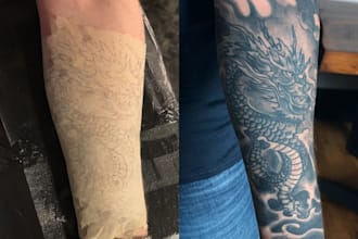 design professional tattoo and custom tattoo