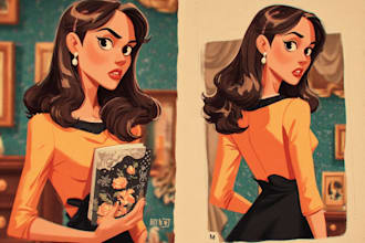 draw comic book and cover