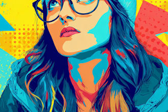 make your photo into wpap pop art portrait