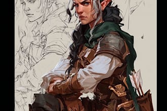 dnd character art and dnd character art