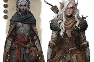 dnd character art and dnd character art