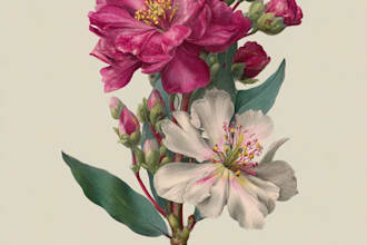 hand draw botanical illustrations