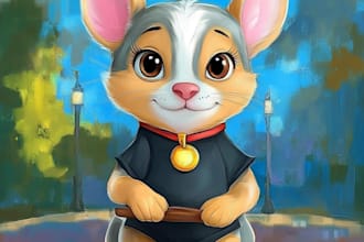 do a custom pet portrait, dog portrait, cat portrait