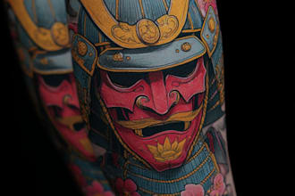 make a traditional japanese irezumi tattoo