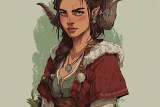 dnd character art and dnd character art
