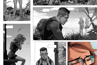 design a comedy comic strip story