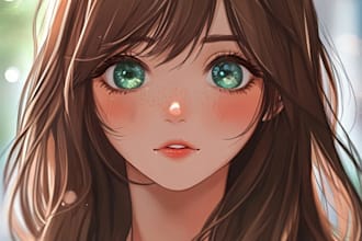 draw custom anime style nsfw art illustration