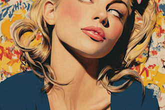 draw a classic and personal pop art portrait
