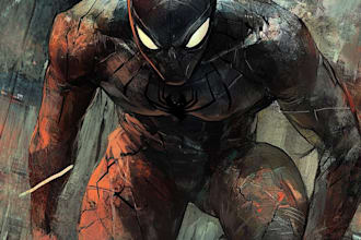superhero character for comics