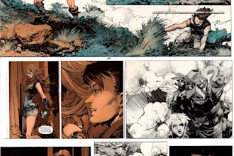 create an emotional story comic strip