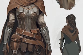 draw 2d game character or 2d game character