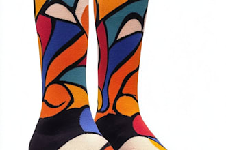 unique socks design and custom socks design