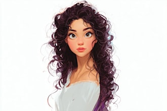 do disney cartoon portrait