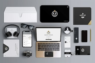 design business logo full corporate branding and style guide