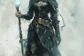 fantasy dnd character illustration