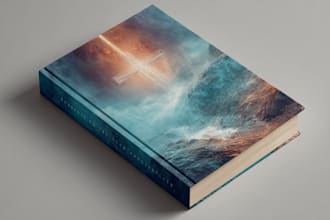 design christian book cover, paperback book cover design