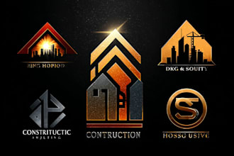 do a premium real estate logo design